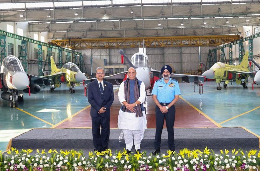  HAL Receives First Private Sector-Manufactured Rear Fuselage for TEJAS MK-1A